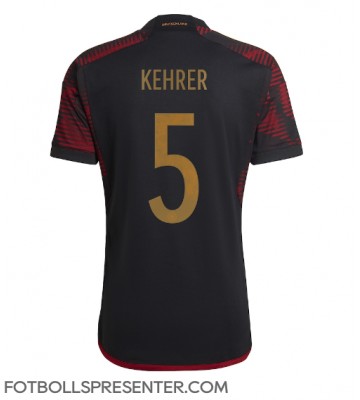 Tyskland Thilo Kehrer #5 Borta Matchtröja VM 2022 Kortärmad